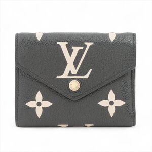 Louis Vuitton Empreinte Leather Wallet Black